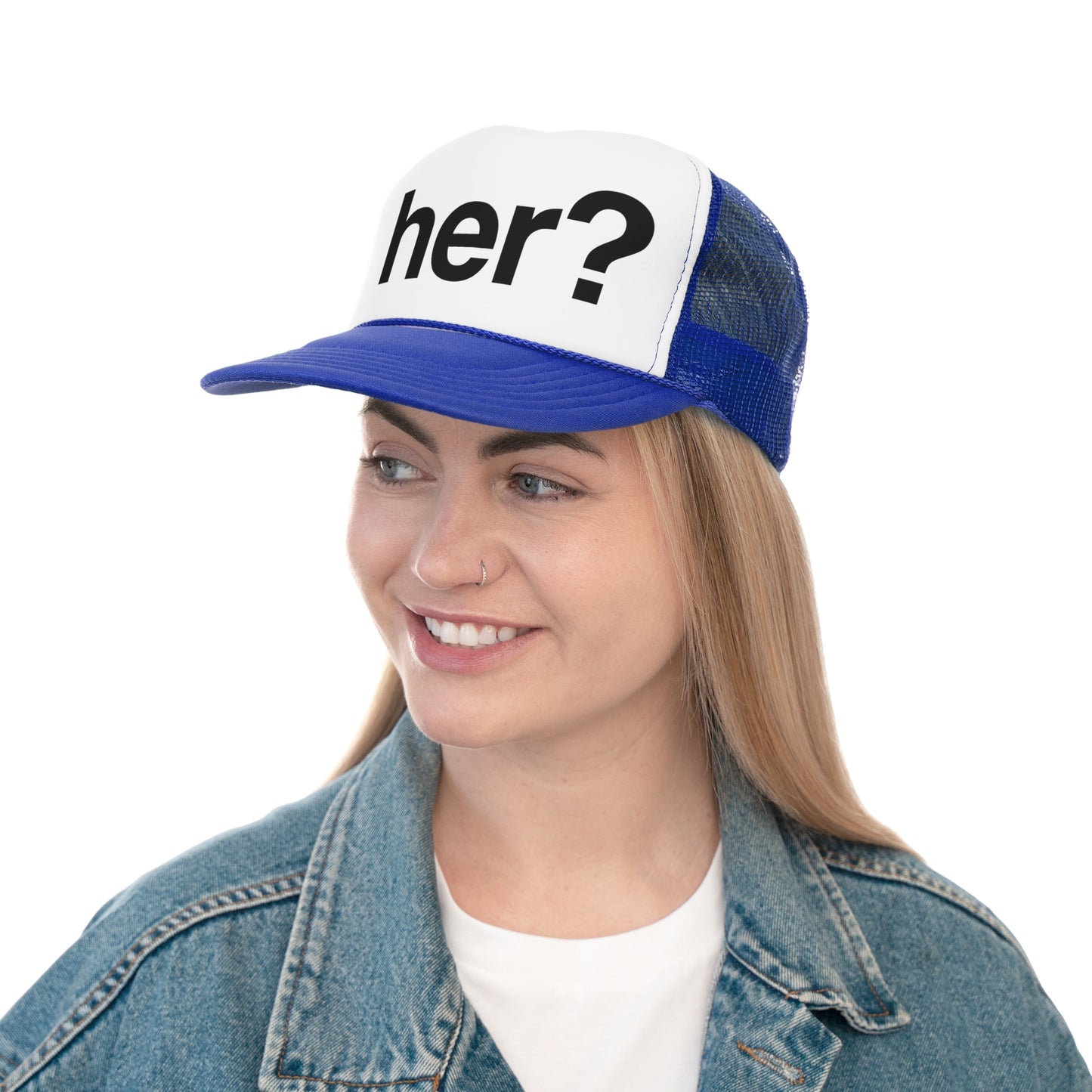 her? trucker hat