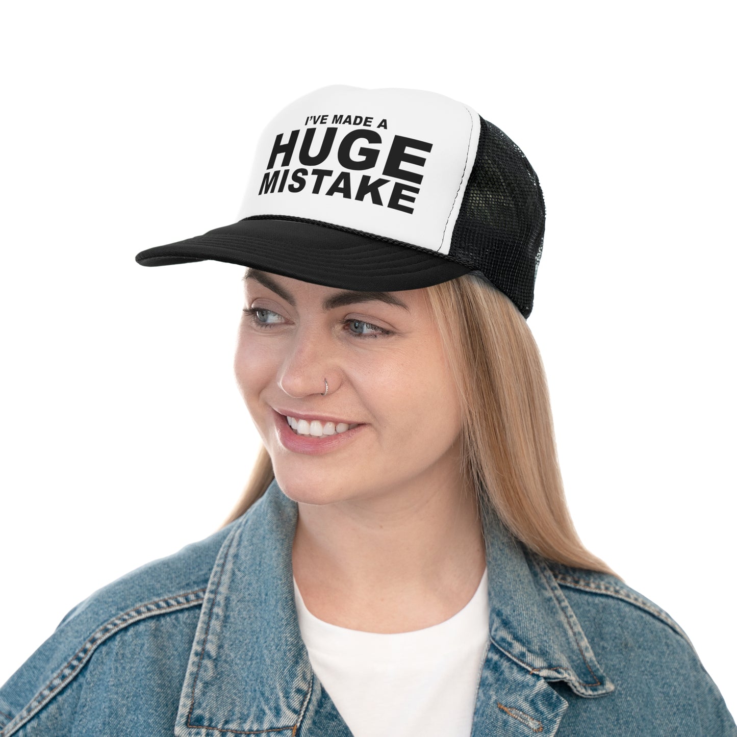 huge mistake trucker hat