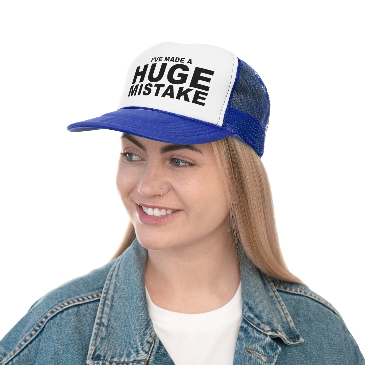 huge mistake trucker hat